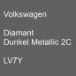 Preview: Volkswagen, Diamant Dunkel Metallic 2C, LV7Y.